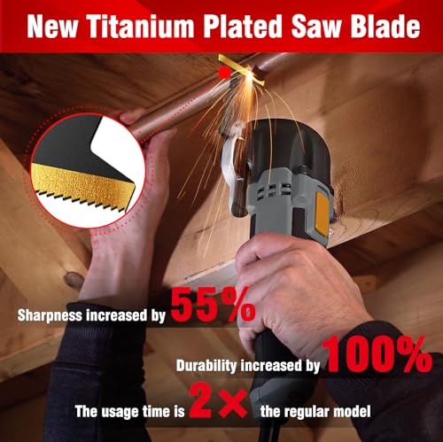 24pcs Titanium Oscillating Tool Blades Metal Wood Cutting