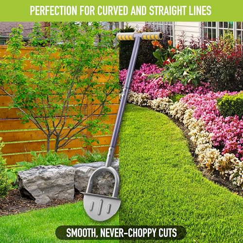 Steel Half-Moon Edger for Landscaping and Borders