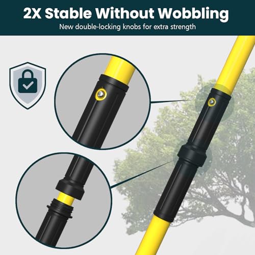 Dremmt 27FT Pole Saw with Thickened Blade
