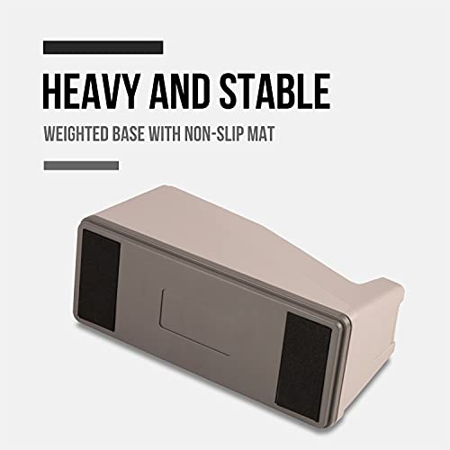 Lichamp 2 Pack Desktop Tape Dispenser Holder with Large 3 inch Core for Masking Tape, Heat Transfer Tape Sublimation, Painters Tape, Freezer Tape and Kitchen Tape, 0228LG