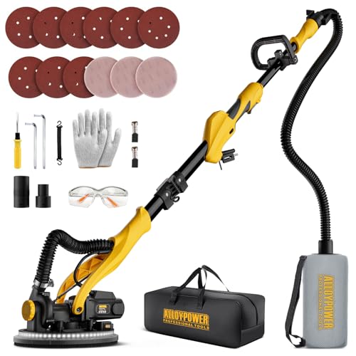 ALLOYPOWER Electric Drywall Sander with Vacuum Dust Collection