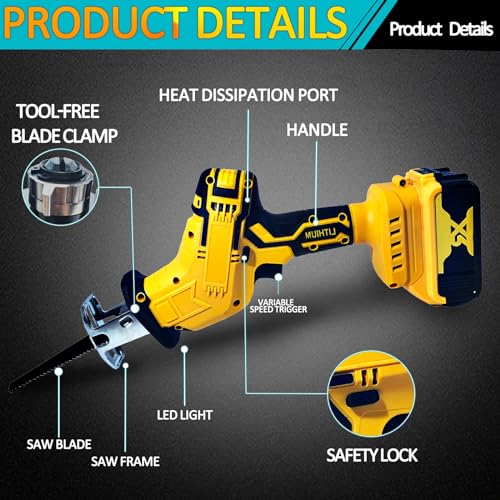 DeWalt 20V Brushless Reciprocating Saw With Variable Speed