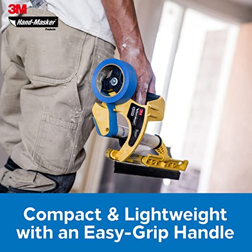 3M Hand Masker M3000 Tape Dispenser, Film & Tape, Applies Painter's Tape to Masking Film or Paper in One Continuous Application, Compact & Lightweight Design, Saves Time When Preparing For Painting