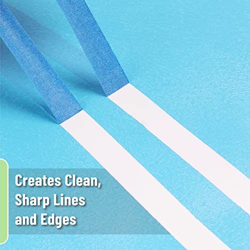 Bates- Painters Tape, 0.7 inch Paint Tape, 3 Pack, 54 Yards, 162 Yards in Total, Painting Tape, Masking Tape, Blue Masking Tape, Wall Safe Tape, Paint Tape, Blue Painter Tape
