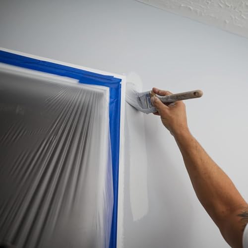 FrogTape Pro Painter's Tape with PAINTBLOCK, Medium Adhesion, 1.41" Wide x 60 Yards Long, Blue, 6 Rolls (242750)