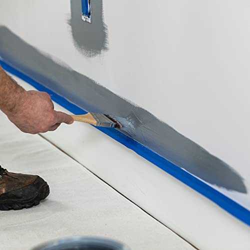 FrogTape Pro Painter's Tape with PAINTBLOCK, Medium Adhesion, 1.41" Wide x 60 Yards Long, Blue, 6 Rolls (242750)