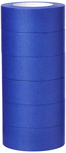 Amazon Basics Blue Painters Tape, 1.88" x 180', Set of 6 Rolls