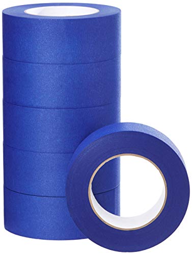 Amazon Basics Blue Painters Tape, 1.88" x 180', Set of 6 Rolls