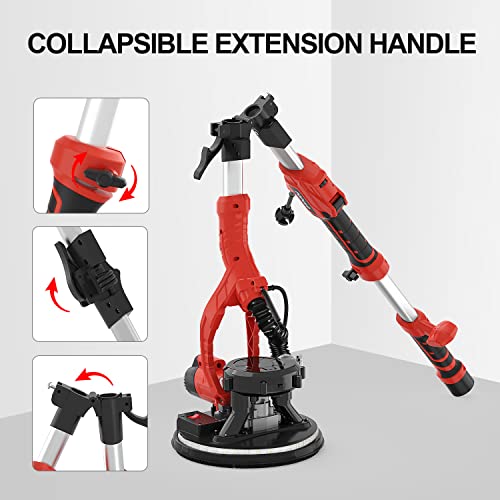 POPULO Electric Drywall Sander with Vacuum Dust Collector
