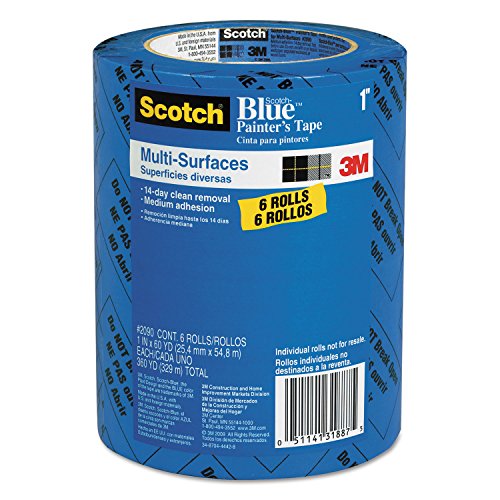3M 1 Blue 2090-24EVP.94 in. x 60 yd. Scotch Painters Tape Value Pack-6 Pack