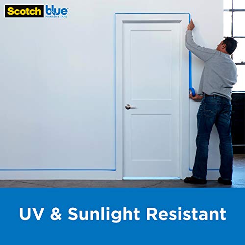 Scotch Painter's Tape 1.41 inches Original Multi-Surface Painter's Tape, x 60 yards (360 yards total), 2090, 6 Rolls, Blue, 6 Foot