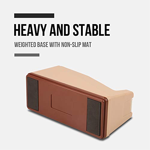 Lichamp Desktop Tape Dispenser Holder with Large 3 inch Core for Masking Tape, Heat Transfer Tape Sublimation, Painters Tape, Freezer Tape and Kitchen Tape