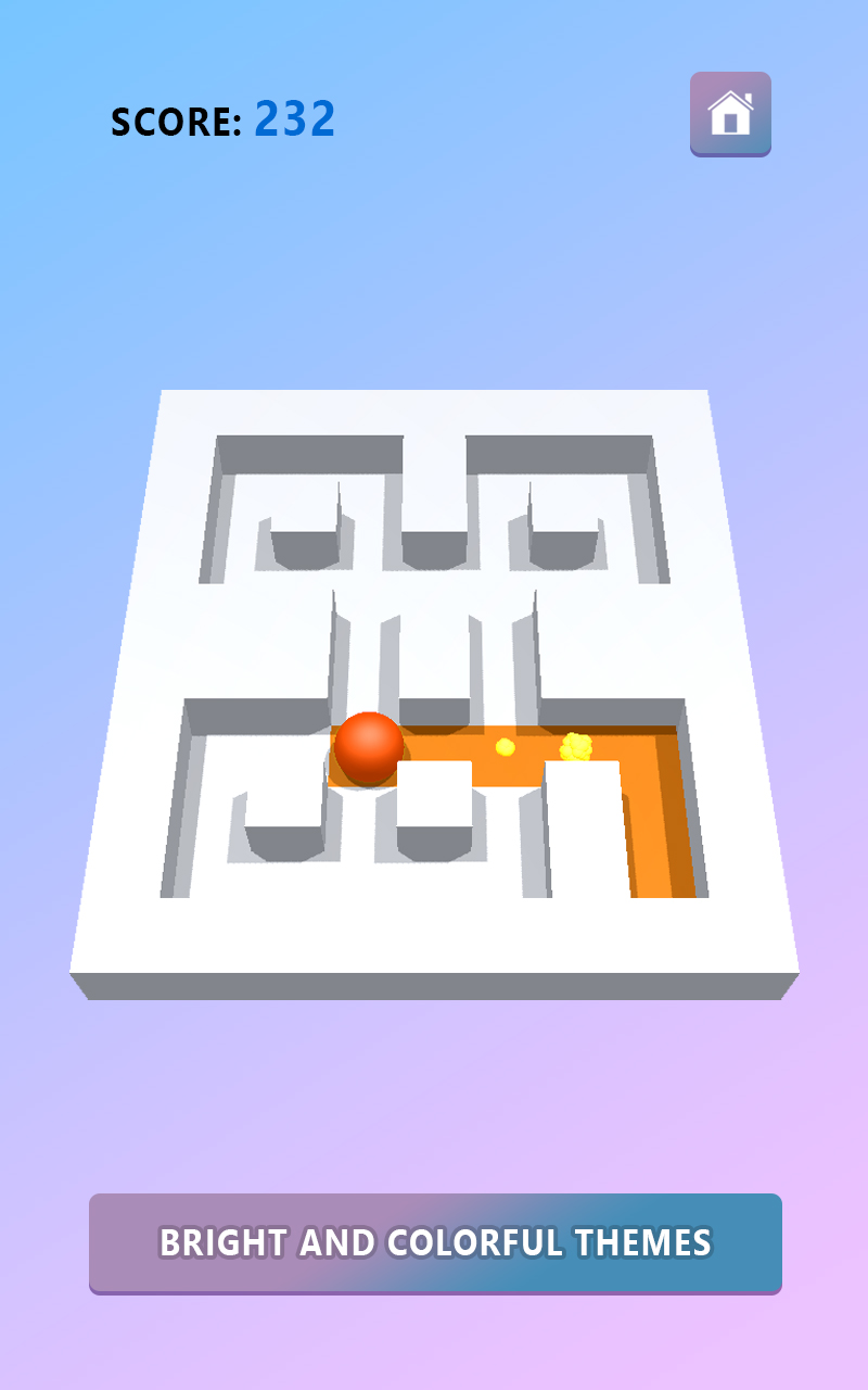 Roller Paint Ball Rush! Color Ball Maze Splat Paint Fill Rolling Dash 3D - Amazed Ball Color Paint Maze Amazing Roller Paint Ball Puzzle