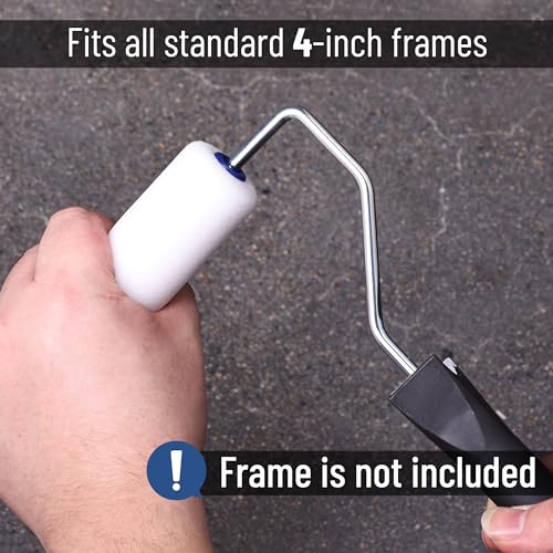 Bates- Foam Paint Roller Covers, 10 Pack, 4 Inch, Paint Roller 4 Inch, High Density Foam Roller Paint Covers, 4 Inch Paint Roller, Paint Rollers 4 Inch, Foam Paint Roller 4 Inch Foam Roller