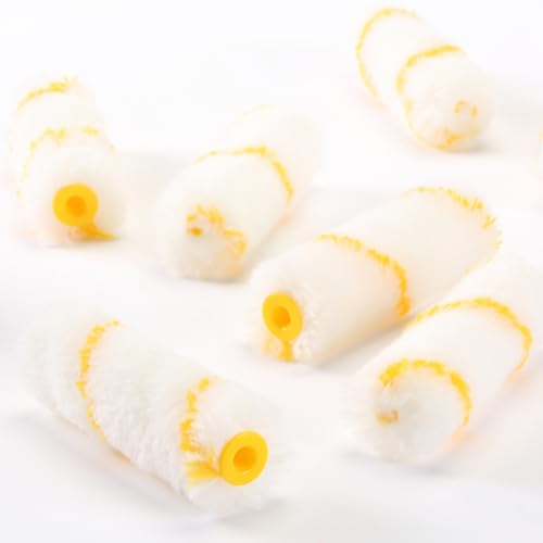 Bates- Paint Rollers, 4 inch Paint Roller with 20 Covers, Small Paint Roller, Paint Roller Covers, Mini Paint Roller, Paint Roller 4 Inch, Mini Rollers for Painting, Paint Rollers 4 Inch