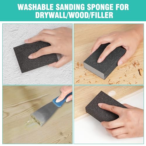 Rhibak Paint Roller Kit, Paint Brushes and 4 Inch Foam Small Paint Roller kit for Professional or Home Owners with All Paints and Stains for Professional Painting Results