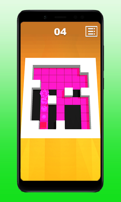 Roller Paint Maze Color Splat Puzzle 3D - Amazed Color Painting Fill Puzzles