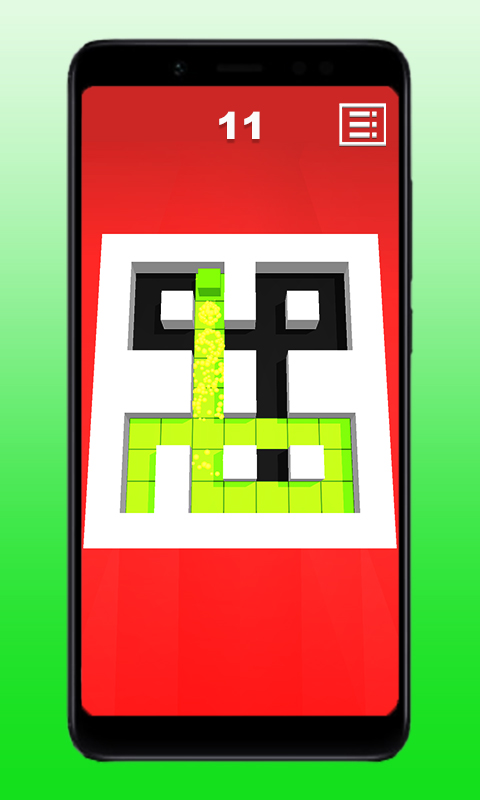 Roller Paint Maze Color Splat Puzzle 3D - Amazed Color Painting Fill Puzzles