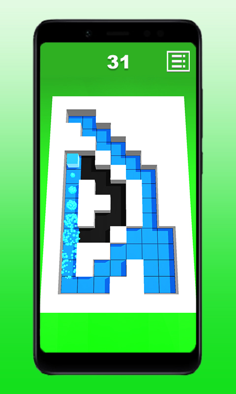 Roller Paint Maze Color Splat Puzzle 3D - Amazed Color Painting Fill Puzzles