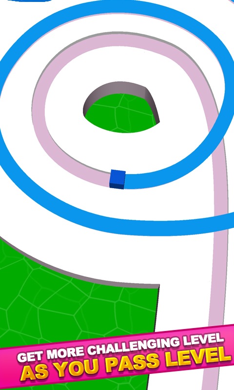 Color Path Line! Color Roll Draw Line Painter Race 3D - Roller Paint the Road Maze Color Adventure Game