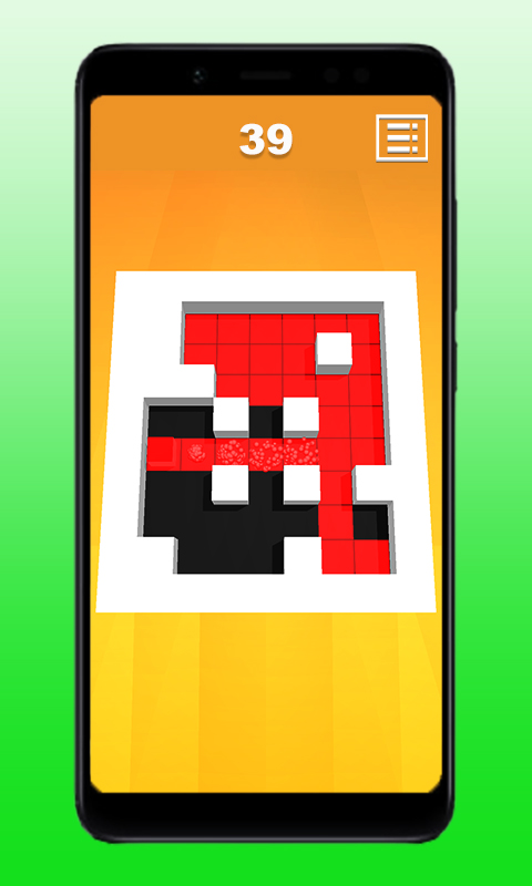 Roller Paint Maze Color Splat Puzzle 3D - Amazed Color Painting Fill Puzzles