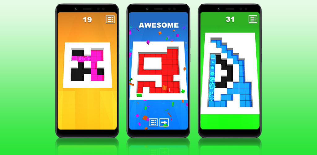 Roller Paint Maze Color Splat Puzzle 3D - Amazed Color Painting Fill Puzzles