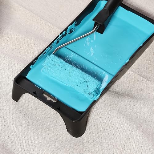 Bates- Paint Tray Set, 10 pcs, 4-Inch Paint Roller Kit, Small Paint Roller Paint Brush, Paint Roller Set, Paint Rollers 4 Inch, Paint Roller Tray, Paint Roller Brush, Small Roller Paint Brush