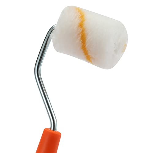 Paint Roller, 2 Inch Small Fine Finish Paint Roller Kit with Tray - Mini Roller Frame,Microfiber Roller Covers,Mini Acrylic Fiber Trim Brush House Decoration Painting