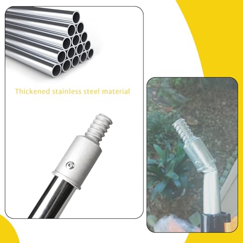 Extension Pole, 3 Feet to 4 Feet Multi-Purpose Splice Extension Rod Pole Outdoor Spray Paint Roller Cleaning Extension Pole and Chandelier Replacement (3feet-4feet)