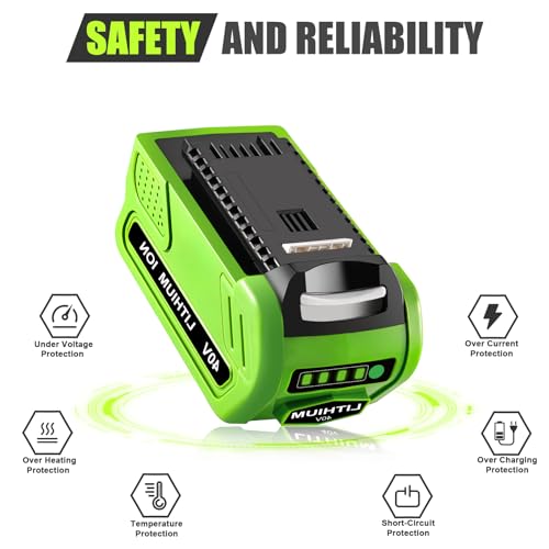 Greenworks 40V Replacement Lithium Battery - 6000mAh