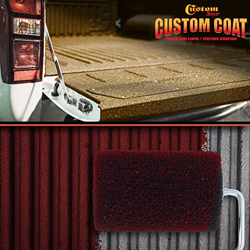 Custom Shop 4" x 1/4" Textured Bed Liner Roller Covers (Pack of 3) - for Roll-On Custom Coat Truck Bedliner Coating Application - Create Texture Effect with Paint and Non-Skid Protective Coatings
