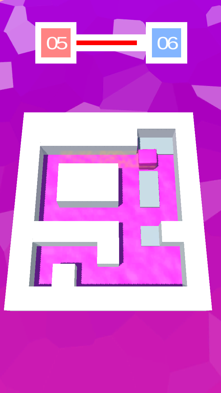 Stuck Box: Roller Box & Paint Amazed Puzzle Blast !