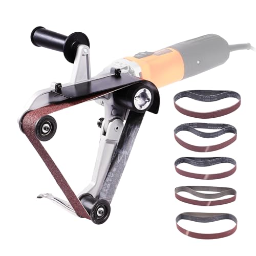 VEVOR Pipe Sander Attachment for Angle Grinder, 10PCS Sanding Belts