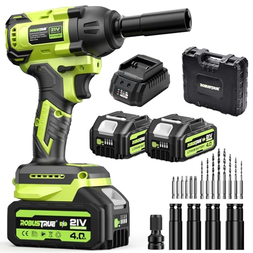 Robustrue Cordless Impact Wrench with High Torque Power
