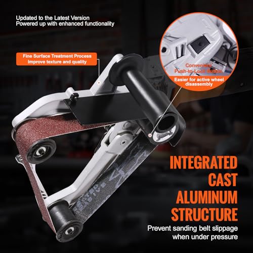VEVOR Pipe Sander Attachment for Angle Grinder, 10PCS Sanding Belts