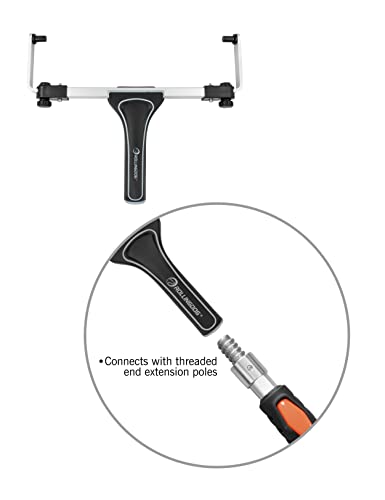 ROLLINGDOG 18 Inch Paint Roller - Adjustable Paint Roller Frame from 12" to 18" for Large Area, Ceiling, Floor, Wall Painting, Can be Attached to Threaded End Extension Poles