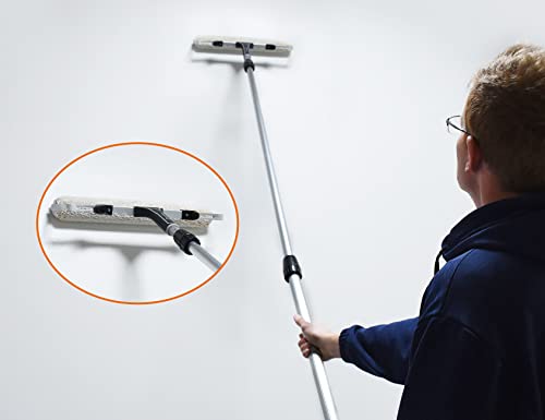 ROLLINGDOG 18 Inch Paint Roller - Adjustable Paint Roller Frame from 12" to 18" for Large Area, Ceiling, Floor, Wall Painting, Can be Attached to Threaded End Extension Poles