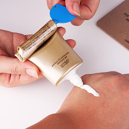 sansheng 4PCS Toothpaste Squeezer,Tube Squeezer, Metal Tube Presser Tube Roller Tube Wringer Keys Dispenser Roller for Toothpaste Cosmetic Oil Cream Paint Squeezer(4 Color)