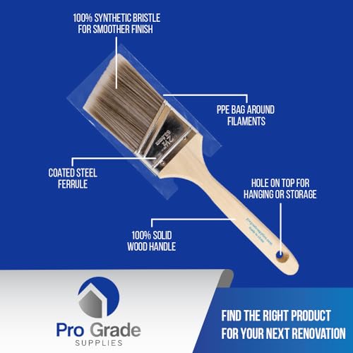 Pro Grade - Paint Brushes - 5 Ea - Paint Brush Set