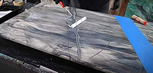 Microfiber Paint Roller Kit (1 Roller Handle + 2 Microfiber Mini Roller Sleeves) – Mini Paint Rollers for Applying Paints, Primers, Enamels, DIY Epoxy, and Other Home Improvement Projects!