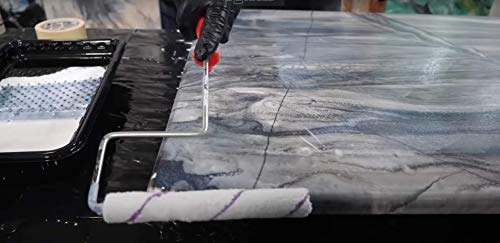 Microfiber Paint Roller Kit (1 Roller Handle + 2 Microfiber Mini Roller Sleeves) – Mini Paint Rollers for Applying Paints, Primers, Enamels, DIY Epoxy, and Other Home Improvement Projects!