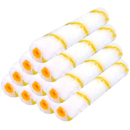 6 Inch 10 Piece for All Paints Acrylic Paint Roller,Paint Rollers,Paint Roller Refills,Paint Roller Covers,Paint kit,Paint Roller Kits,Home Repair Tools,Tool kit,Tool Set