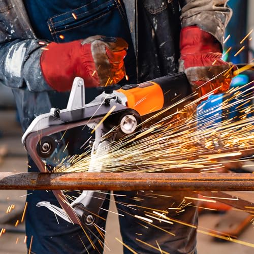 VEVOR Pipe Sander Attachment for Angle Grinder, 10PCS Sanding Belts