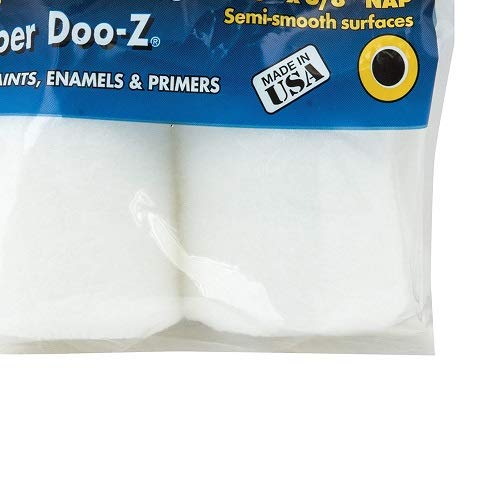 Wooster Brush R282-3 Deluxe Trim Roller, 2-Pack Refill, 3/8-Inch Nap, 3-Inch