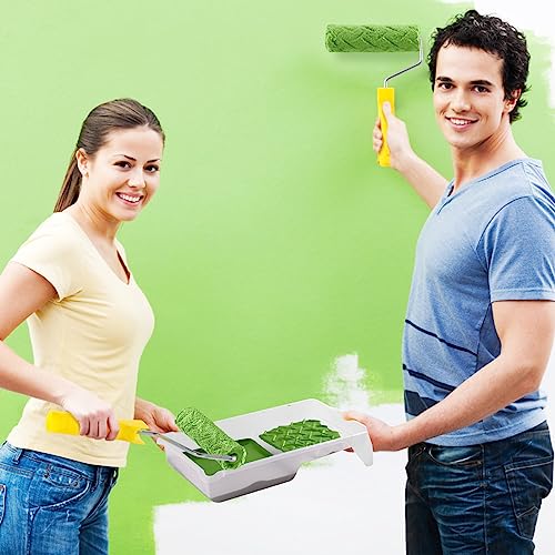 WHIIOKO Small Paint Roller brush 2 Inch Paint Roller 10 Pcs Mini Paint Roller Kit Paint Rollers for Painting are Suitable for Various Paint DIY Projects for Example,on Walls, Cabinets,Doors.