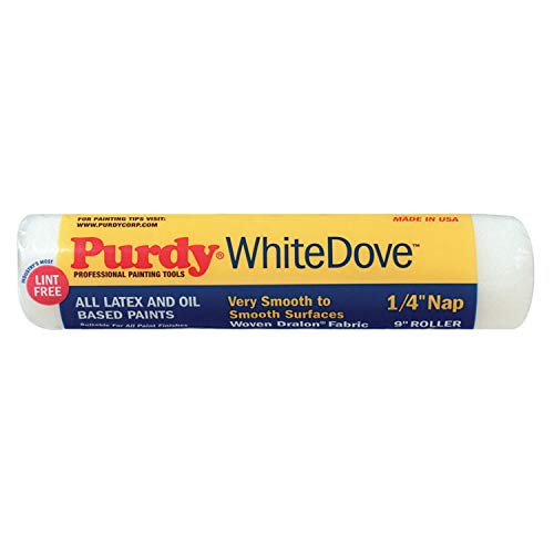 9 x 1/4" Nap Purdy 14A662091 White Dove Roller Cover, Dralon"