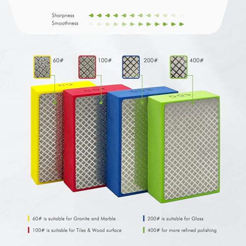 Diamond Sanding Pads for Ceramic Tile and More