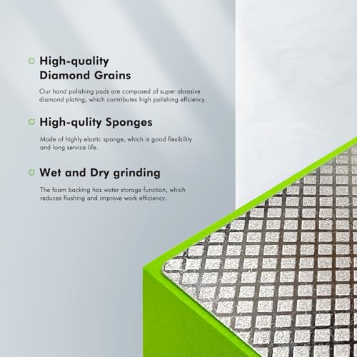 Diamond Sanding Pads for Ceramic Tile and More