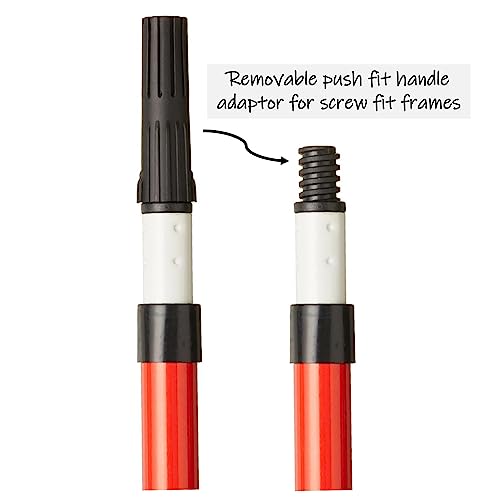 ProDec Contractor 3'6" - 6'6" (1.1m-2.0m) Twist Lock Extension Pole for Paint Roller Frames, Gives Extended Reach When Painting Compatible with Screw and Push Fit Frames, Trade Professional Pole