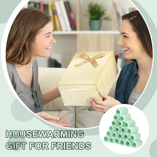 Gisafai 24 Pcs Paint Roller Covers Paint Rollers for Painting Walls Roller Paint Brush 3/8 Inch Nap Microfiber Roller Naps House Painting Supplies Paint Roller Kit for Walls Ceilings (4 Inch)